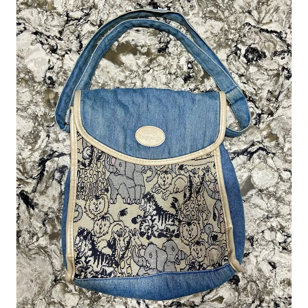 Deadstock Vintage Baby Baggage Noah's Ark Diaper Bag 9x12x4